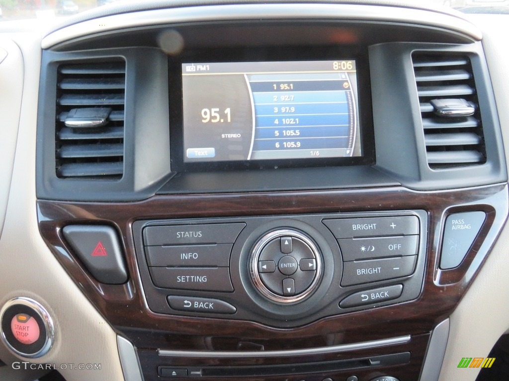 2013 Pathfinder SL 4x4 - Moonlight White / Almond photo #31