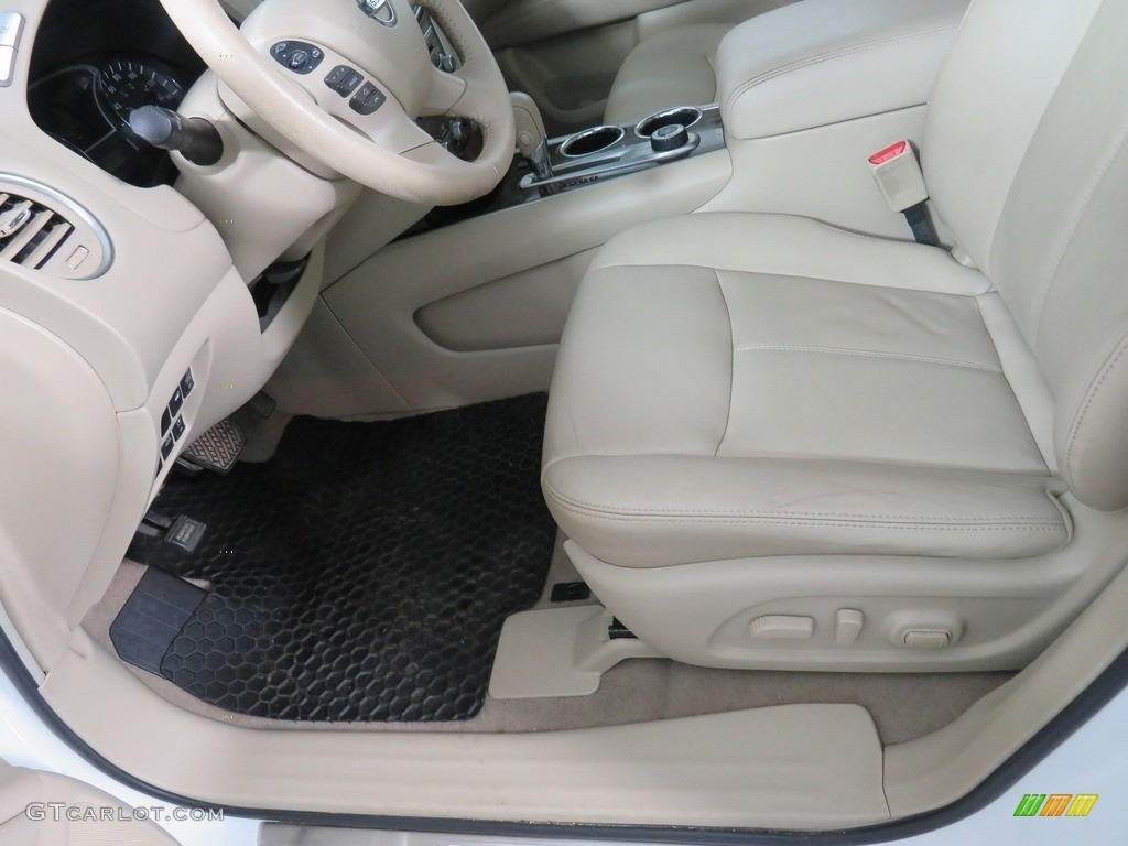 2013 Pathfinder SL 4x4 - Moonlight White / Almond photo #36