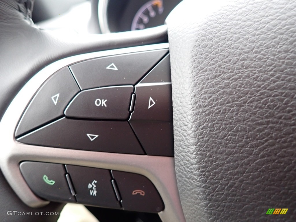 2020 Jeep Grand Cherokee Limited 4x4 Black Steering Wheel Photo #135680337
