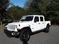 2020 Bright White Jeep Gladiator Overland 4x4  photo #2