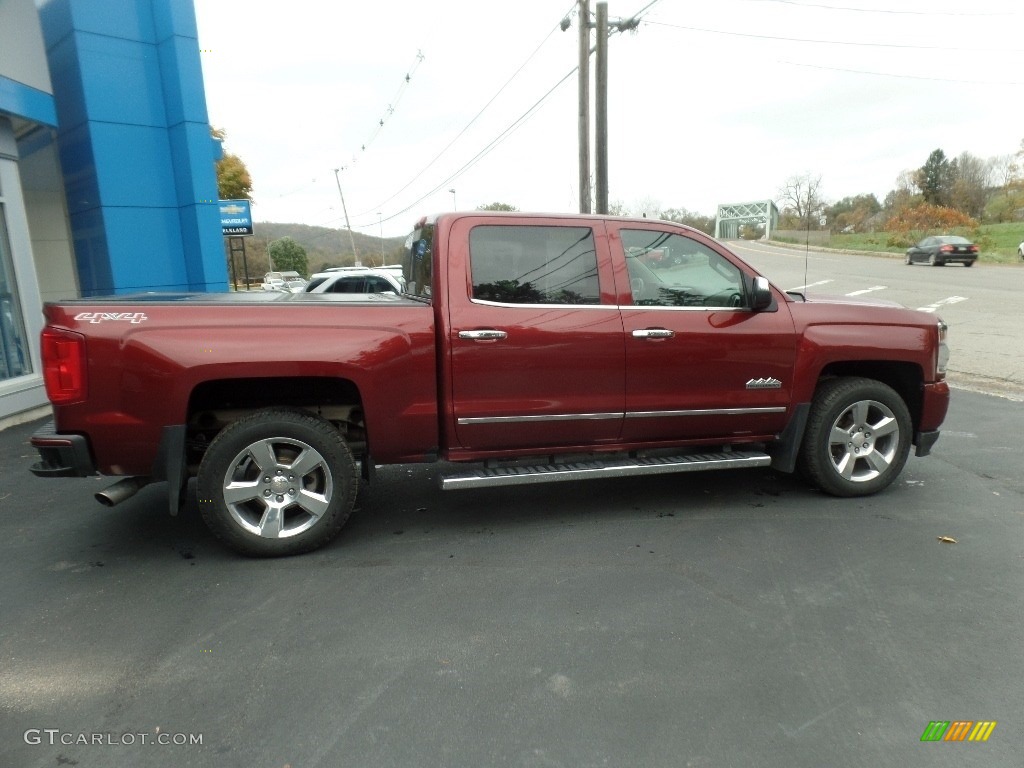 2017 Silverado 1500 High Country Crew Cab 4x4 - Siren Red Tintcoat / High Country Saddle photo #9