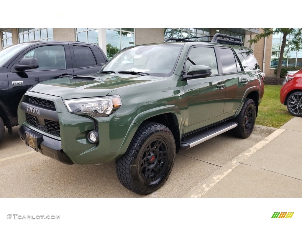Army Green 2020 Toyota 4Runner TRD Pro 4x4 Exterior Photo #135681261