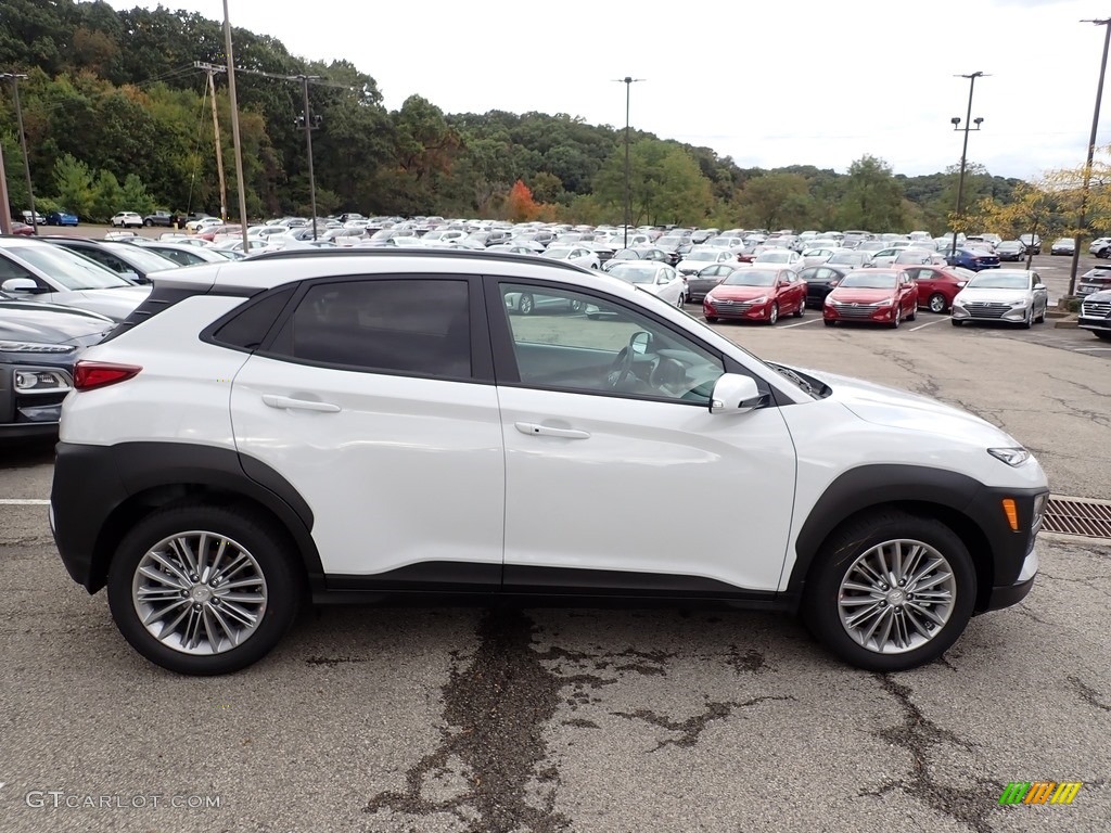 Chalk White 2020 Hyundai Kona SEL AWD Exterior Photo #135682182