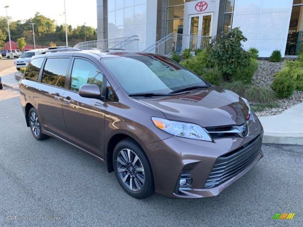 Toasted Walnut Pearl 2020 Toyota Sienna XLE AWD Exterior Photo #135682356