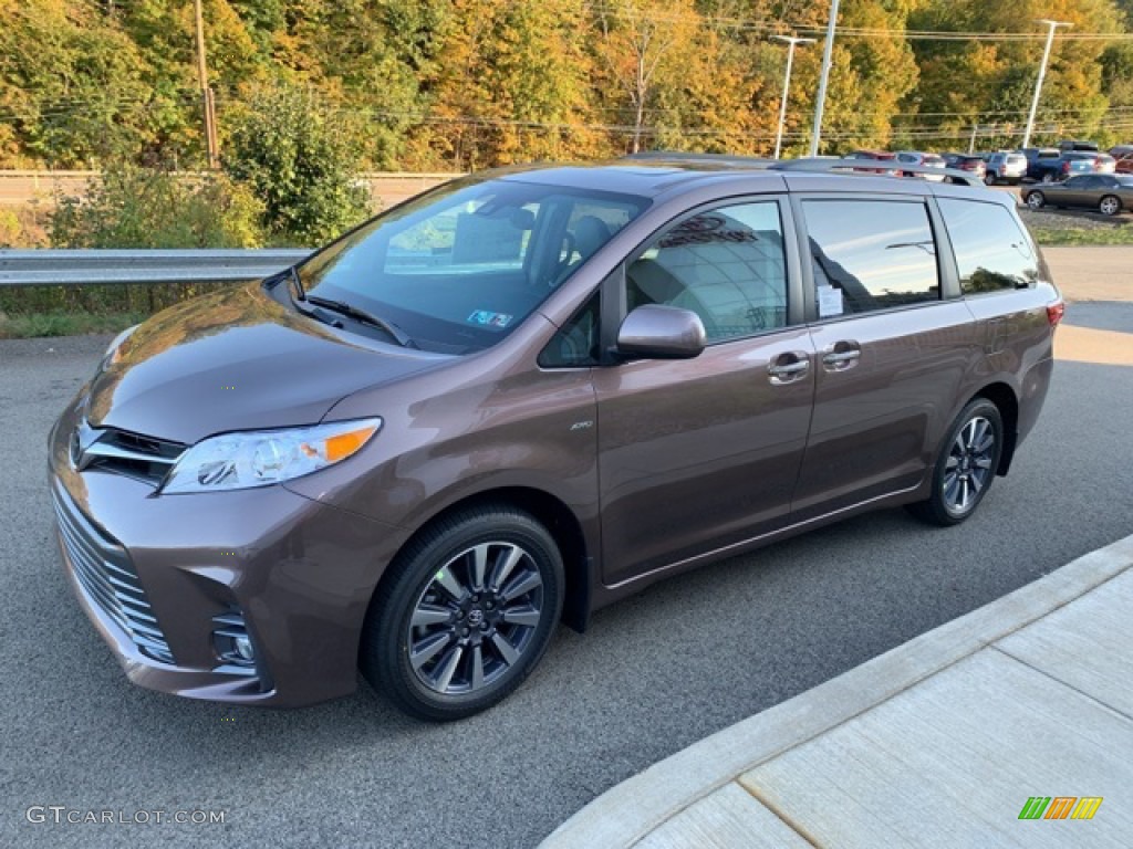 2020 Sienna XLE AWD - Toasted Walnut Pearl / Ash photo #6