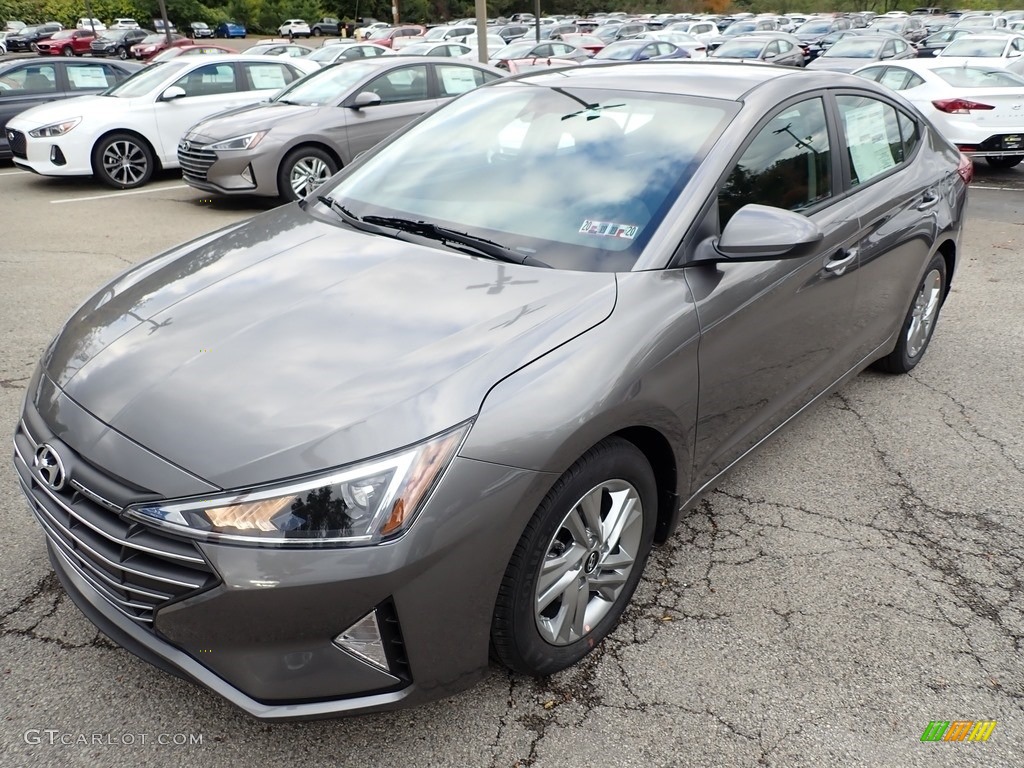 2020 Elantra SEL - Machine Gray / Black photo #5