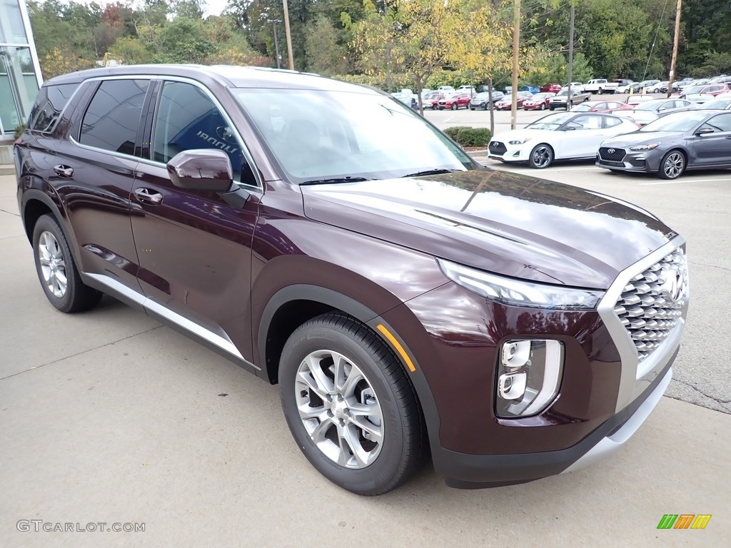 Sierra Burgundy 2020 Hyundai Palisade SE AWD Exterior Photo #135683430