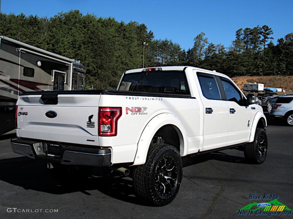 2016 F150 XL SuperCrew 4x4 - Oxford White / Medium Earth Gray photo #5