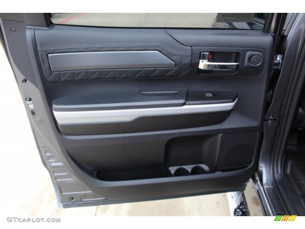 2020 Toyota Tundra Platinum CrewMax 4x4 Black Door Panel Photo #135684609