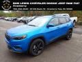 2020 Hydro Blue Pearl Jeep Cherokee Altitude 4x4  photo #1