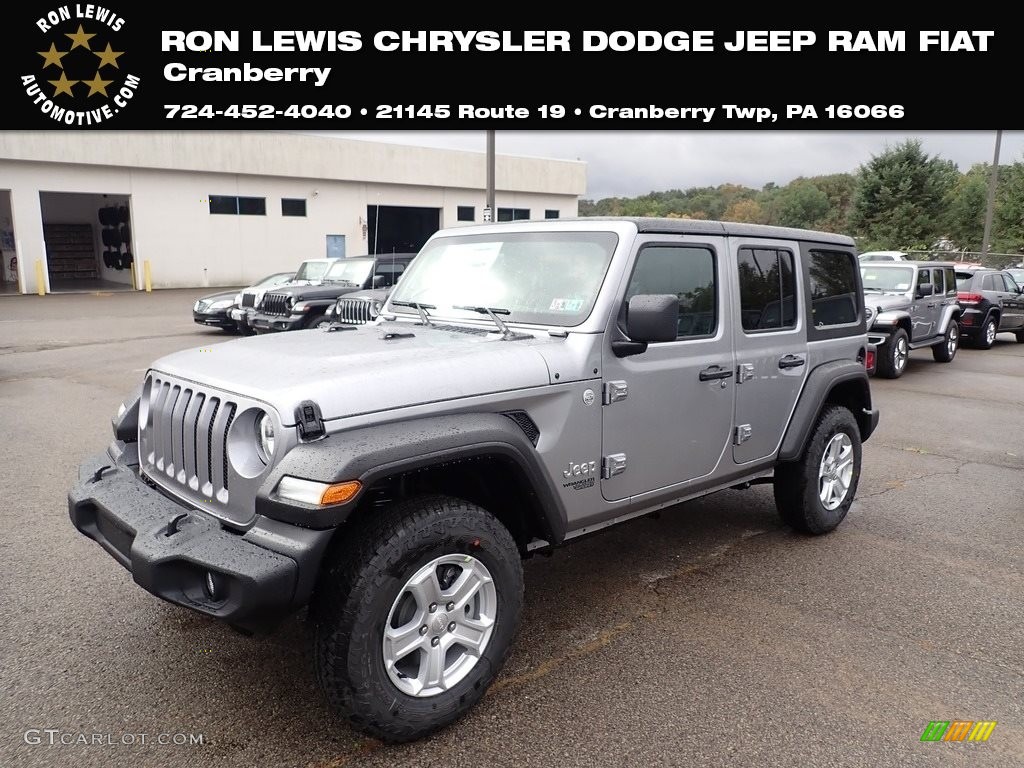 2020 Wrangler Unlimited Sport 4x4 - Billet Silver Metallic / Black photo #1