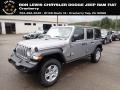 2020 Billet Silver Metallic Jeep Wrangler Unlimited Sport 4x4  photo #1