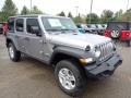 2020 Billet Silver Metallic Jeep Wrangler Unlimited Sport 4x4  photo #7
