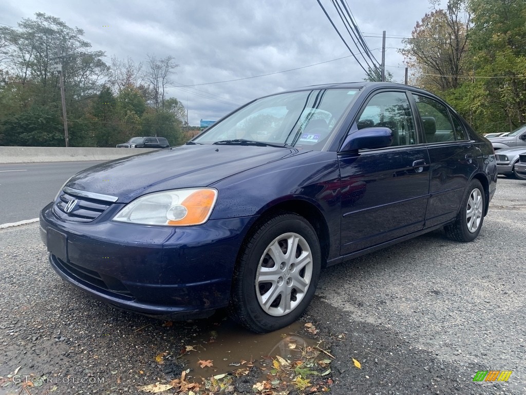 Nighthawk Black Pearl 2003 Honda Civic EX Sedan Exterior Photo #135685944