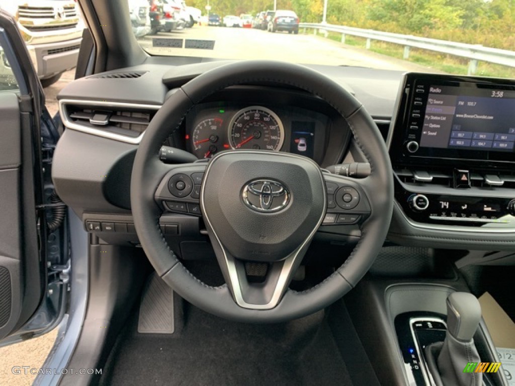2020 Toyota Corolla SE Black Steering Wheel Photo #135686103