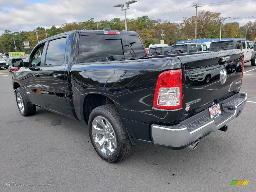 2020 1500 Big Horn Crew Cab 4x4 - Diamond Black Crystal Pearl / Black/Diesel Gray photo #4