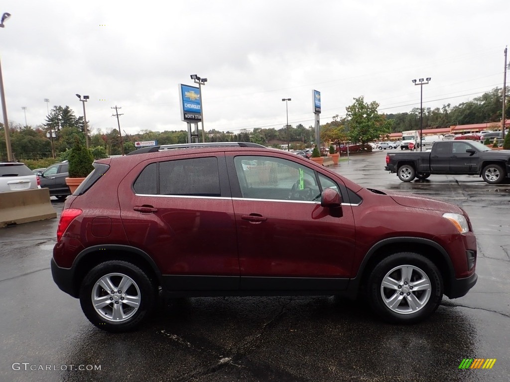 2016 Trax LT AWD - Crimson Metallic / Jet Black/Brownstone photo #10