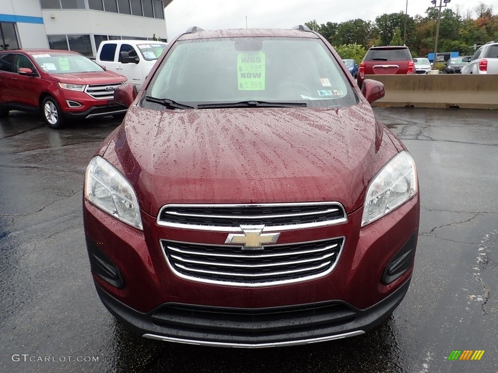 2016 Trax LT AWD - Crimson Metallic / Jet Black/Brownstone photo #13