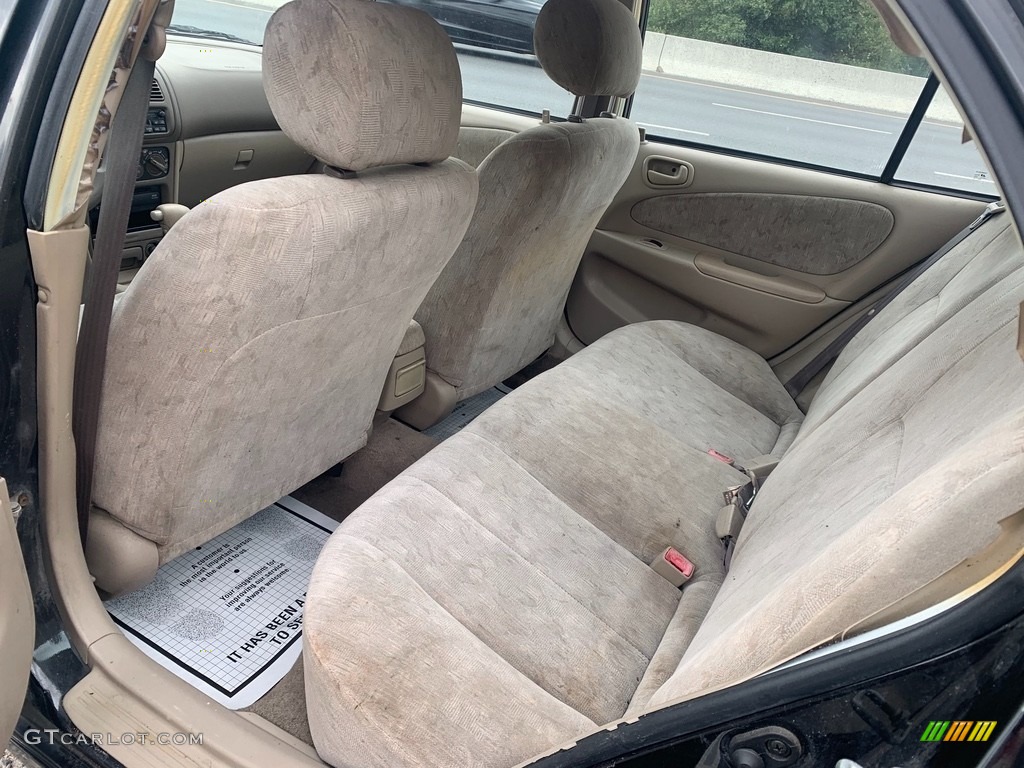 1999 Corolla LE - Satin Black Metallic / Pebble Beige photo #11