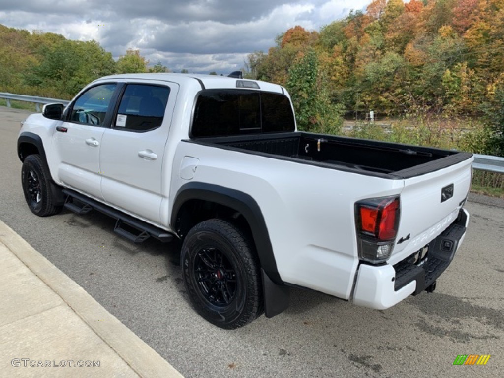 Super White 2020 Toyota Tacoma TRD Pro Double Cab 4x4 Exterior Photo #135688527