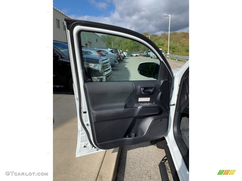 2020 Toyota Tacoma TRD Pro Double Cab 4x4 Black Door Panel Photo #135688608