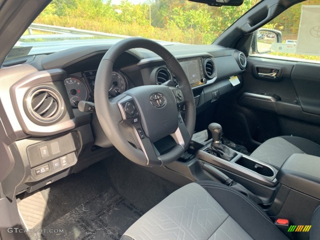 TRD Cement/Black Interior 2020 Toyota Tacoma TRD Sport Double Cab 4x4 Photo #135689190