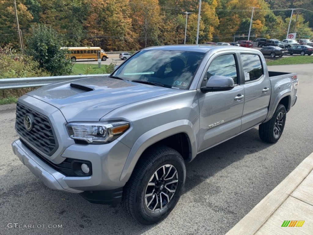 2020 Tacoma TRD Sport Double Cab 4x4 - Silver Sky Metallic / TRD Cement/Black photo #6