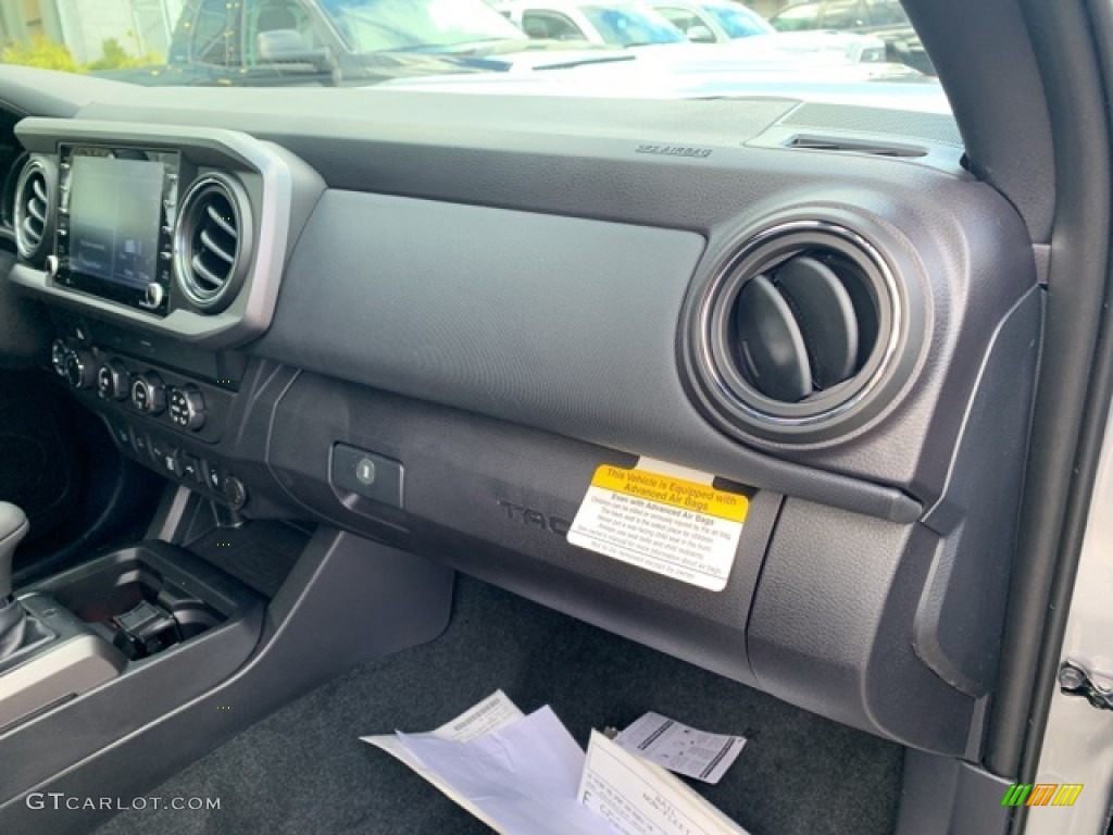 2020 Toyota Tacoma TRD Sport Double Cab 4x4 TRD Cement/Black Dashboard Photo #135689490