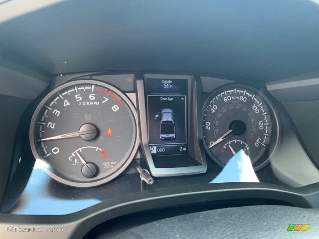 2020 Toyota Tacoma TRD Sport Double Cab 4x4 Gauges Photo #135689523