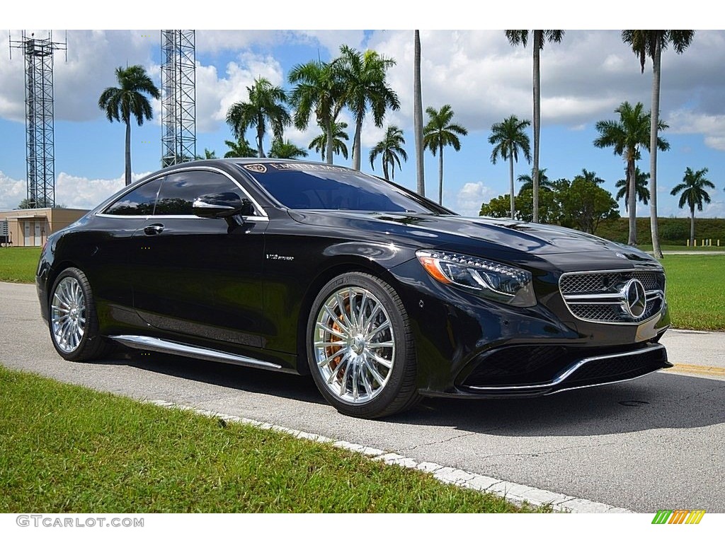 Obsidian Black Metallic 2015 Mercedes-Benz S 65 AMG Coupe Exterior Photo #135691656