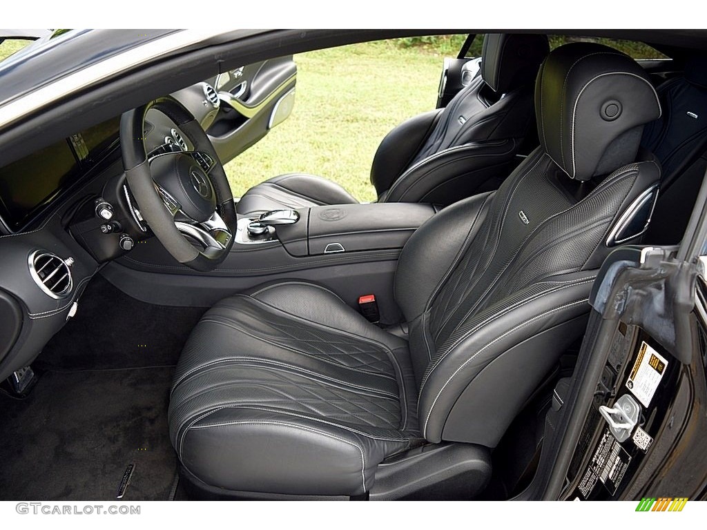 Black Interior 2015 Mercedes-Benz S 65 AMG Coupe Photo #135692496