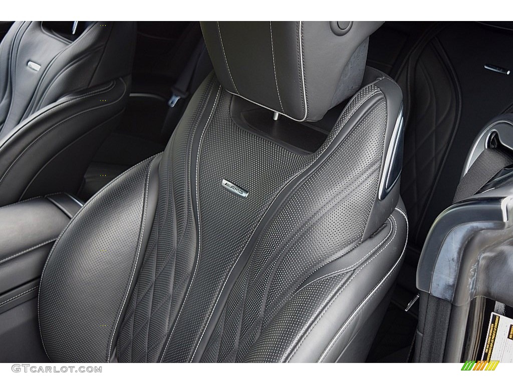 Black Interior 2015 Mercedes-Benz S 65 AMG Coupe Photo #135692541