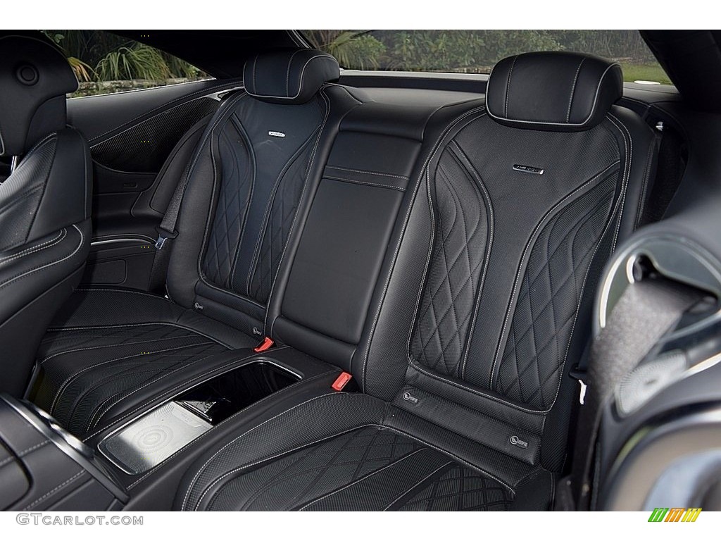 2015 Mercedes-Benz S 65 AMG Coupe Rear Seat Photo #135692556