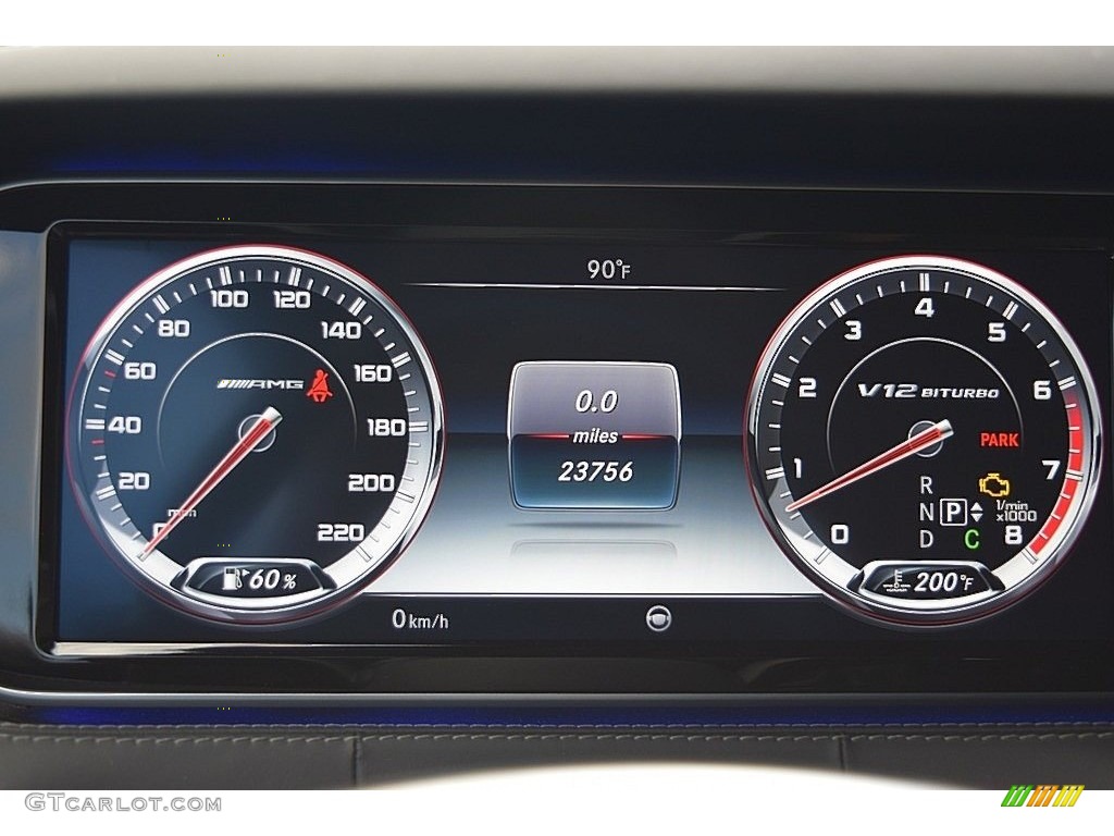 2015 Mercedes-Benz S 65 AMG Coupe Gauges Photo #135692737