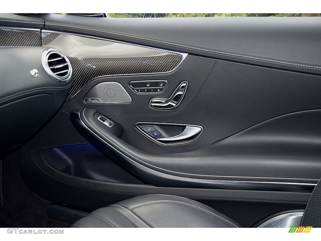 2015 Mercedes-Benz S 65 AMG Coupe Black Door Panel Photo #135692841