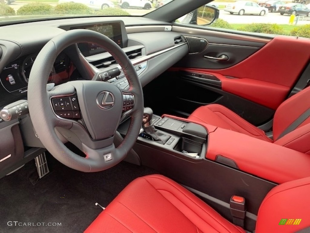 Circuit Red Interior 2020 Lexus ES 350 F Sport Photo #135694566