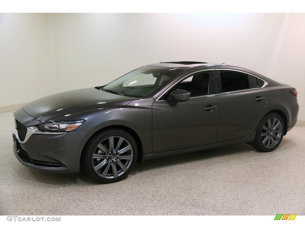 2019 Mazda6 Grand Touring - Machine Gray Metallic / Black photo #3