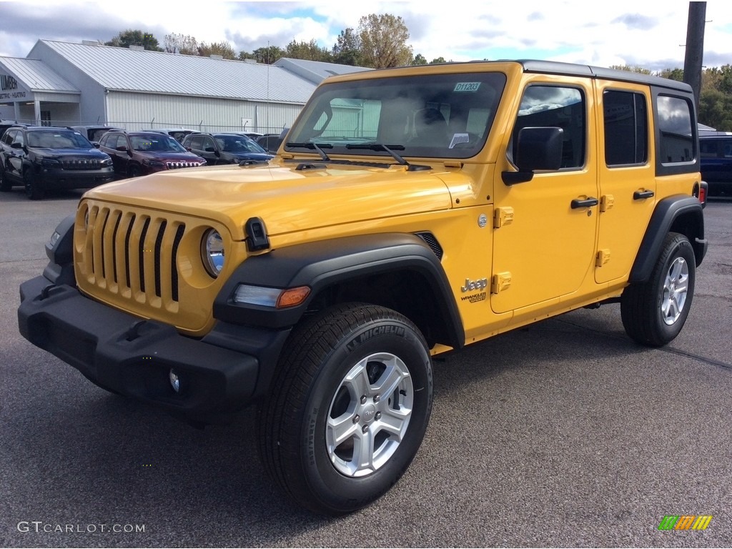 Hellayella 2020 Jeep Wrangler Unlimited Sport 4x4 Exterior Photo #135696645