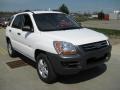 2008 Clear White Kia Sportage LX V6 4x4  photo #3