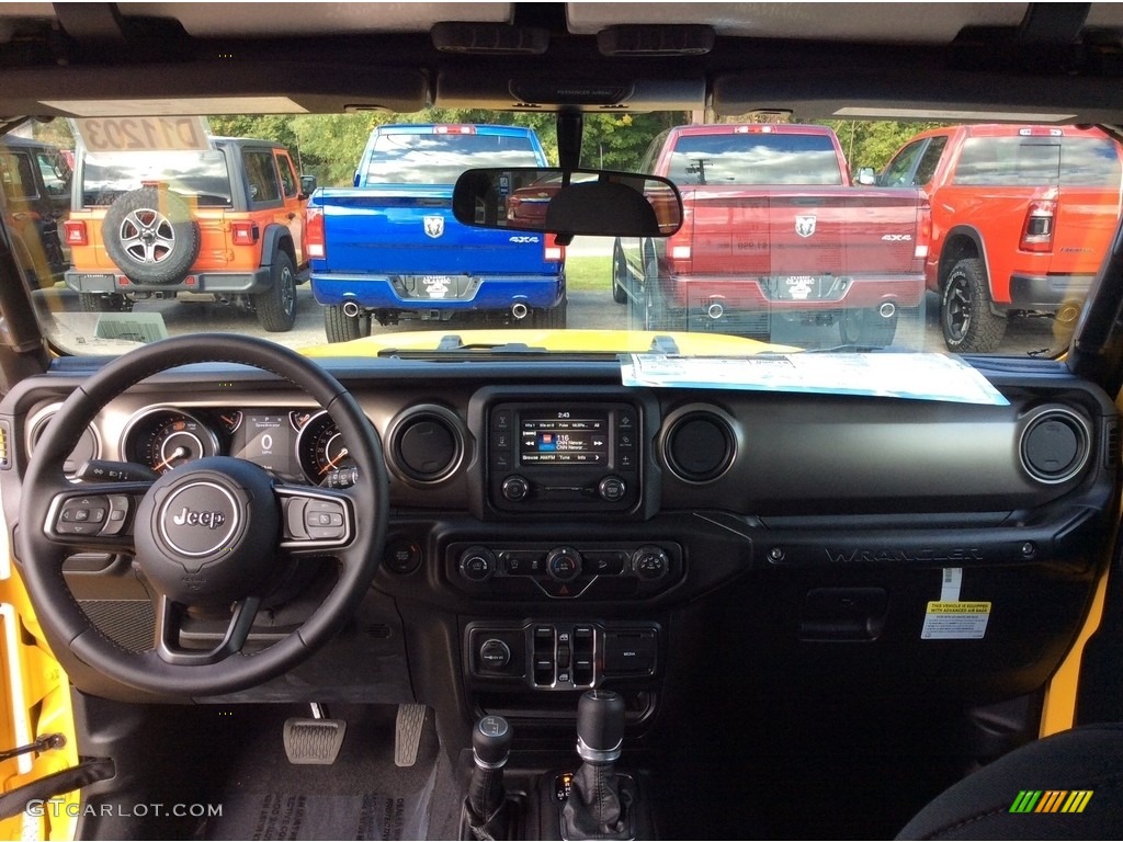 2020 Jeep Wrangler Unlimited Sport 4x4 Black Dashboard Photo #135696891