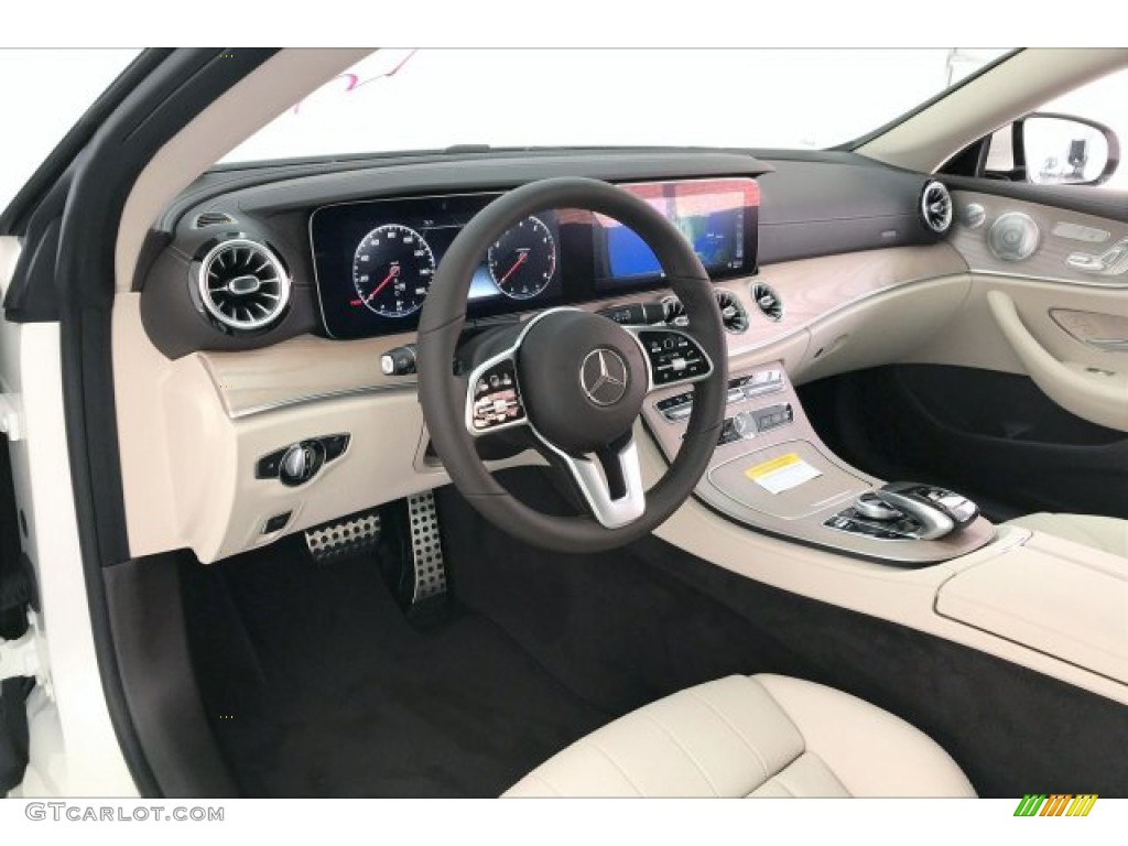 2020 Mercedes-Benz E 450 Coupe Macchiato Beige/Espresso Dashboard Photo #135696921