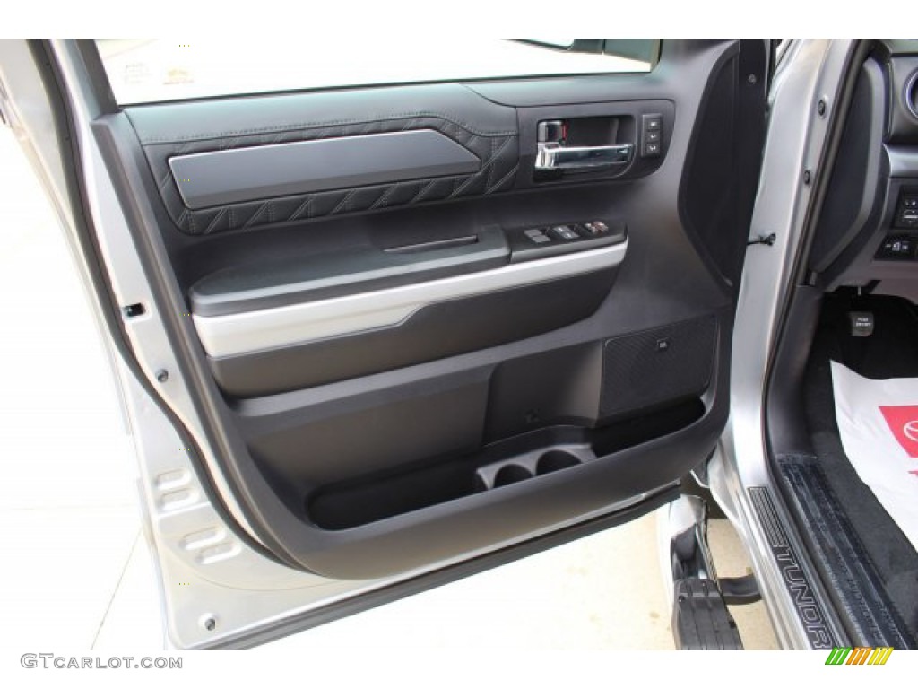 2020 Toyota Tundra Platinum CrewMax 4x4 Black Door Panel Photo #135697122