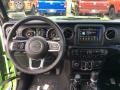 Black 2020 Jeep Wrangler Unlimited Sahara 4x4 Dashboard