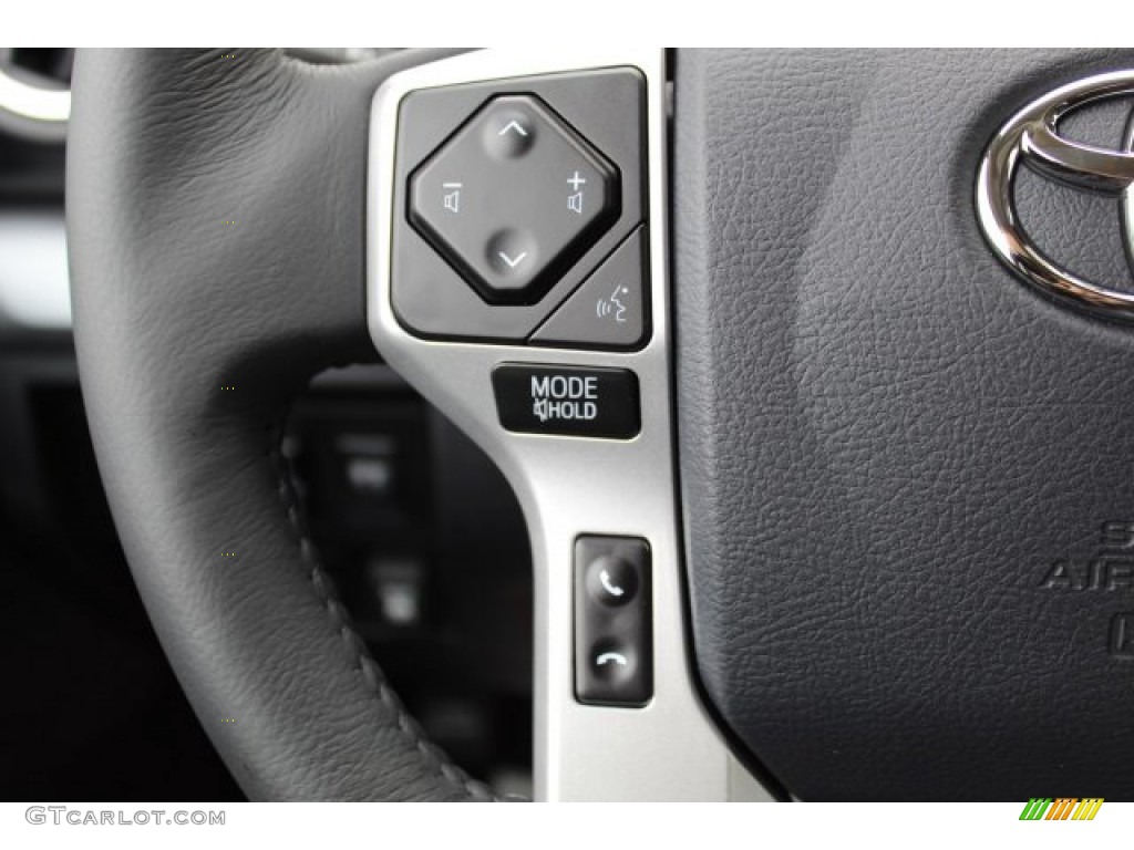2020 Toyota Tundra Platinum CrewMax 4x4 Black Steering Wheel Photo #135697176