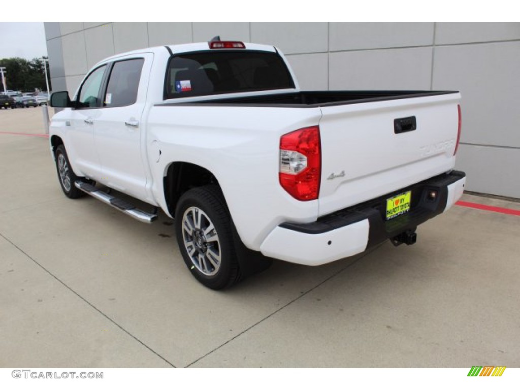 2020 Tundra Platinum CrewMax 4x4 - Super White / Black photo #6