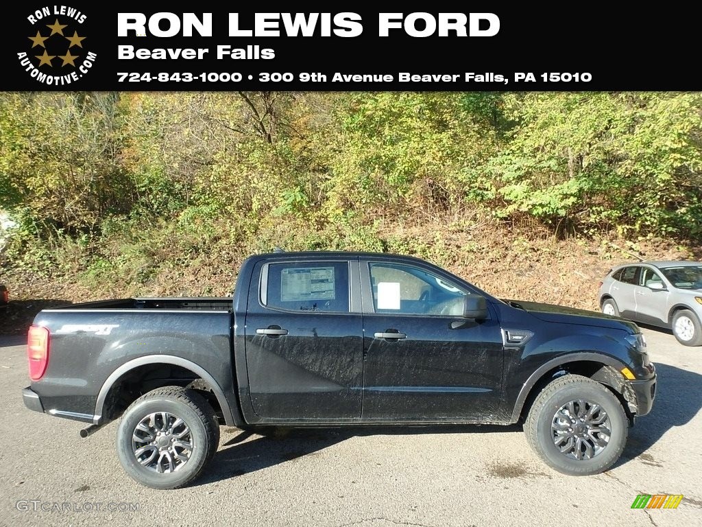 2019 Ranger XLT SuperCrew 4x4 - Shadow Black / Ebony photo #1