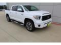 2020 Super White Toyota Tundra Platinum CrewMax 4x4  photo #2