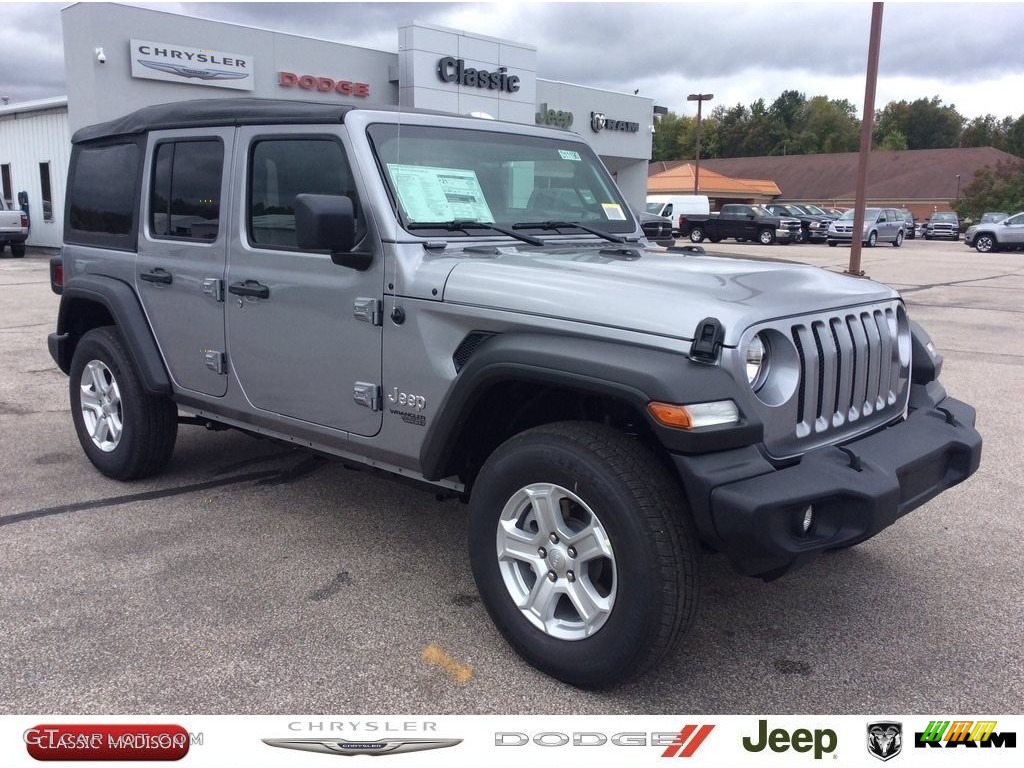2020 Wrangler Unlimited Sport 4x4 - Billet Silver Metallic / Black photo #1