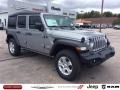 2020 Billet Silver Metallic Jeep Wrangler Unlimited Sport 4x4  photo #1