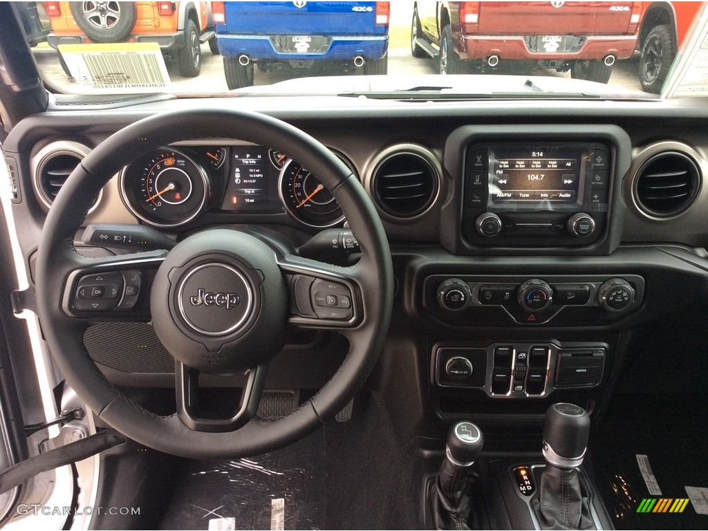 2020 Jeep Wrangler Unlimited Sport 4x4 Black Dashboard Photo #135698373